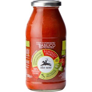 Sos rosii cu pulpa si busuioc BIO Alce Nero